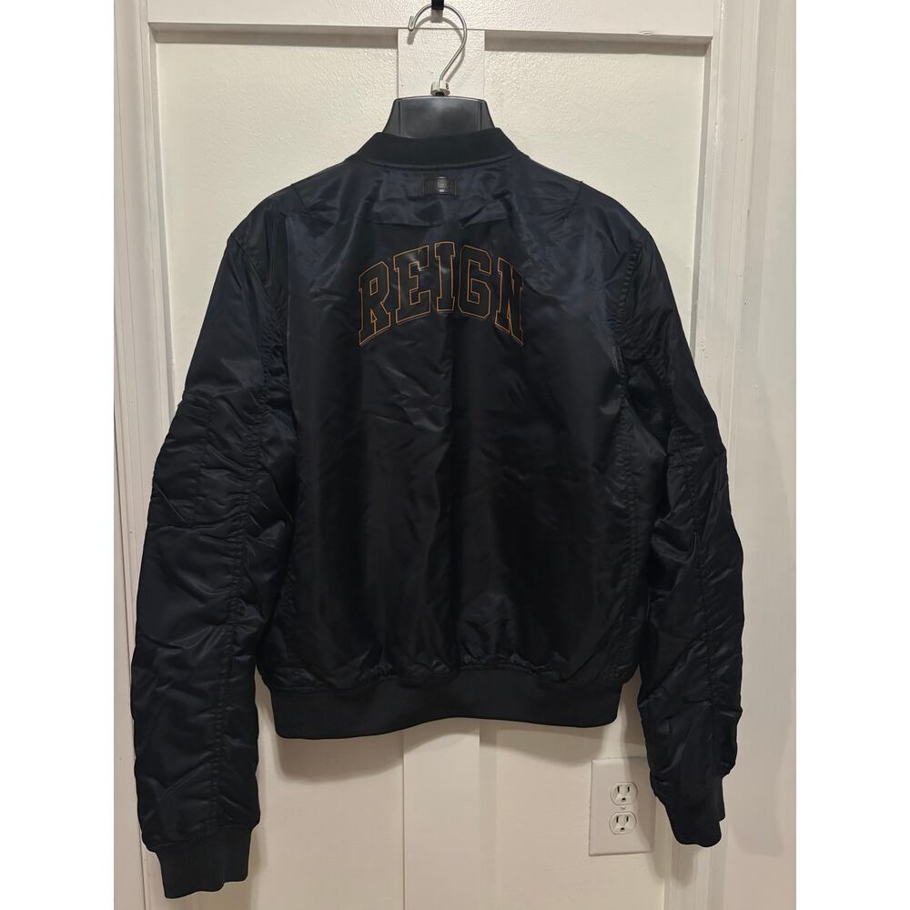 WEAR by Erin Andrews OL Reign soccer bomber jacket in black, size Small.